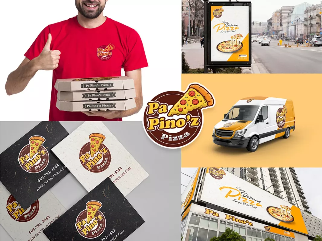 Pizza Delivery App's Branding - IndyLogix